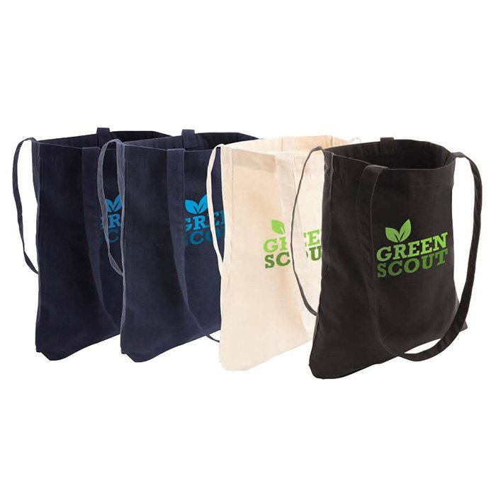 Jumana Tote Bag in recycled cotton- Blue (3)