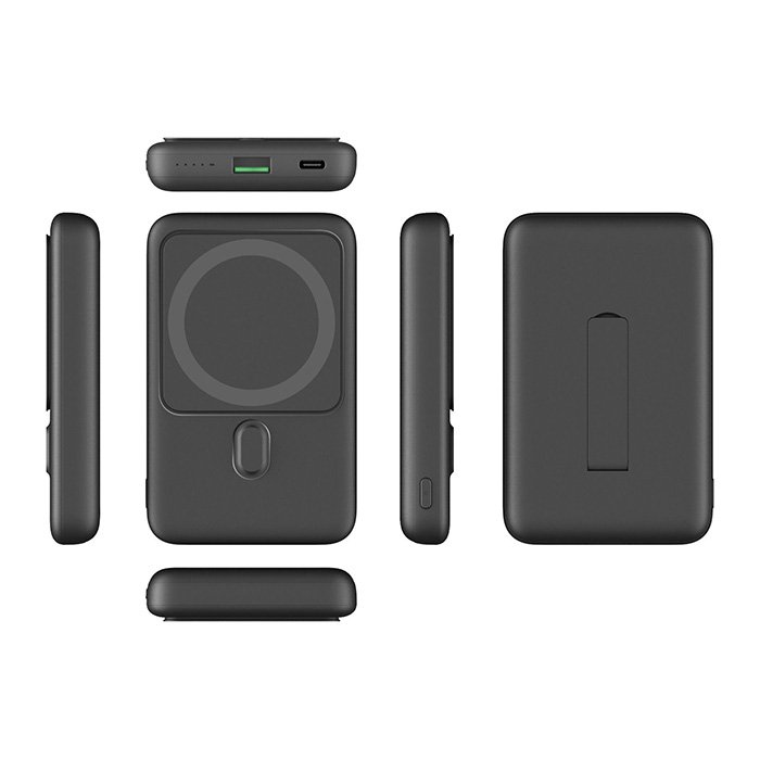 Cheetah MAG-safe wireless power bank with stand (1)