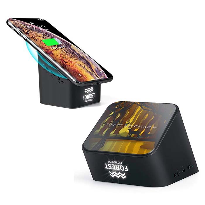 Monza 10W Wireless Charger with Bluetooth Speaker (9)