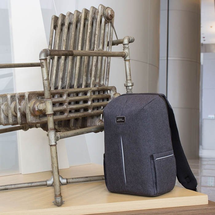 Napa Anti theft smart back pack Black (3)