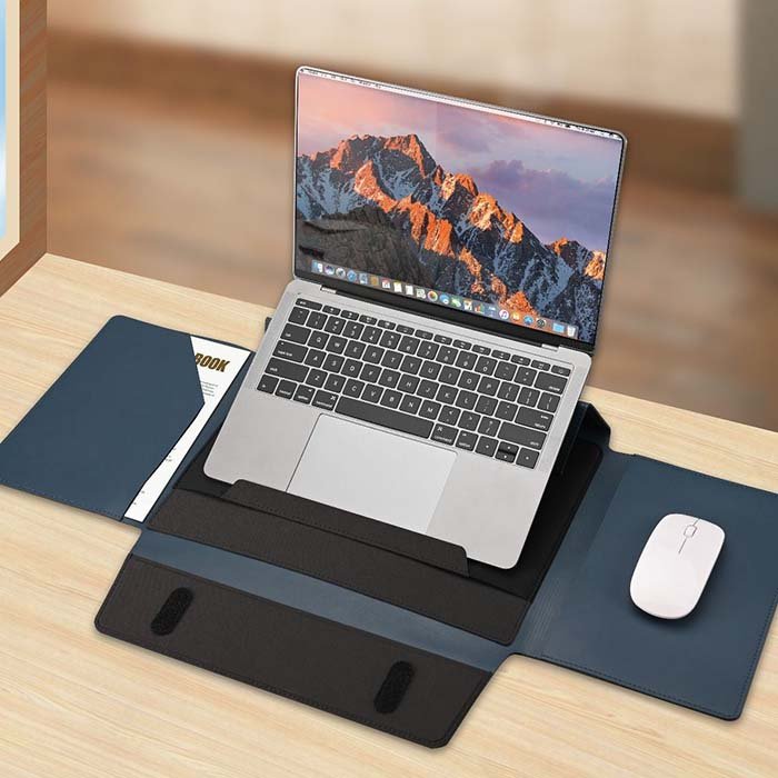 Sleeve Station Laptop sleeve with a work station (1)