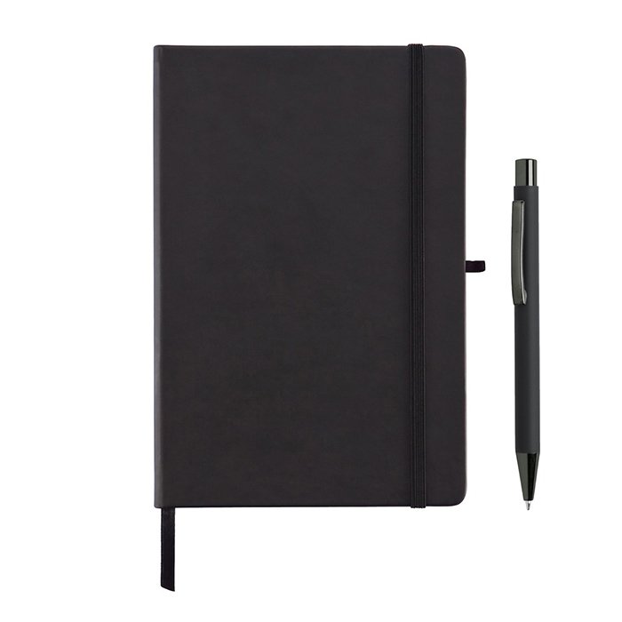 Buken A5 PU leather notebook & pen set (1)