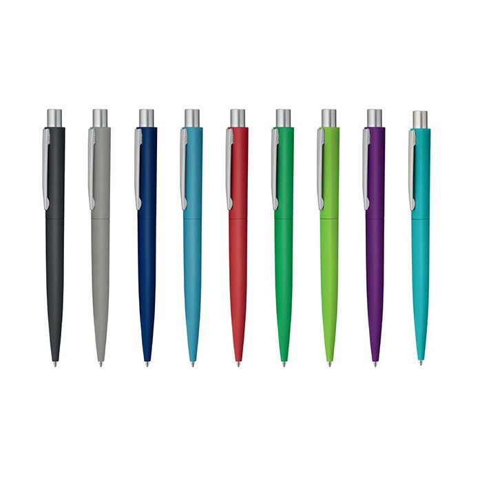 Cinel Metal retractable ballpoint with soft touch (2)