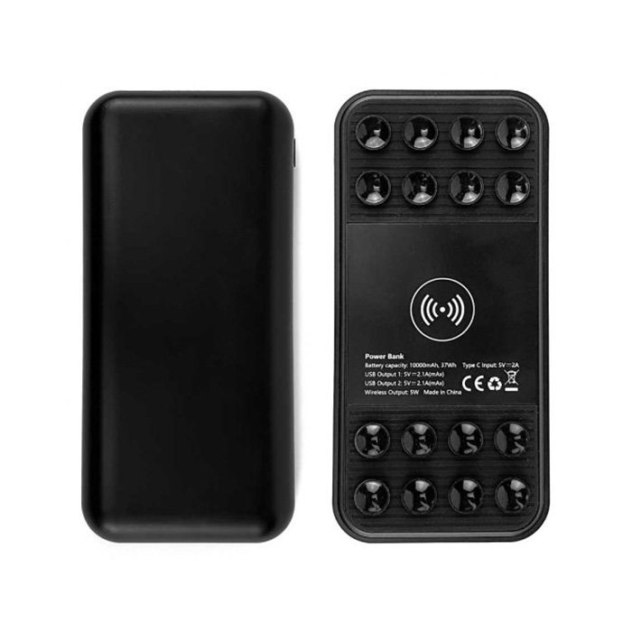 Zoya 10,000 mAh wireless power bank. Light up logo. (5)