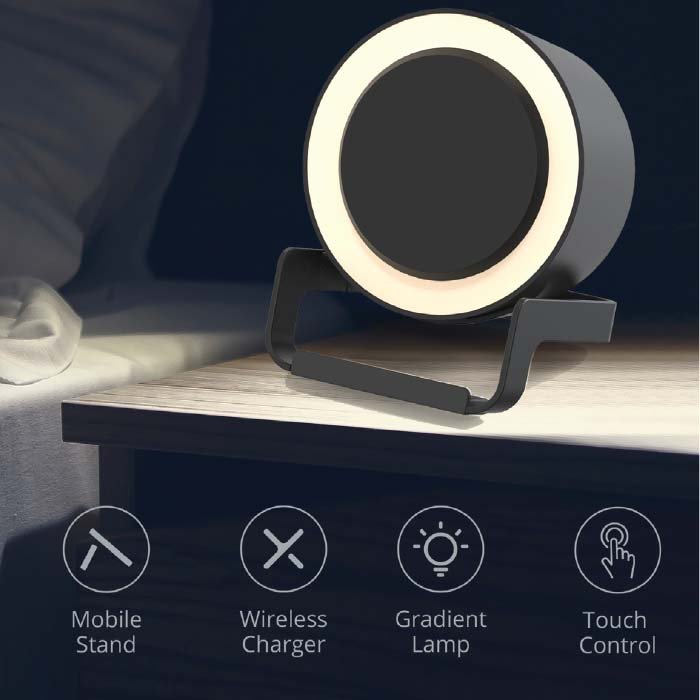 Aani Night light Bluetooth speaker with 5W wireless charging (1)