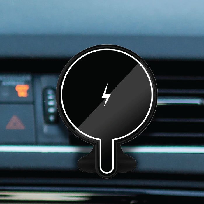 Bil 15W Car magsafe fast wireless charger with air vent (2)