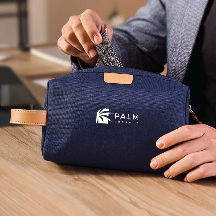 Einfach Recycled pouch with handle