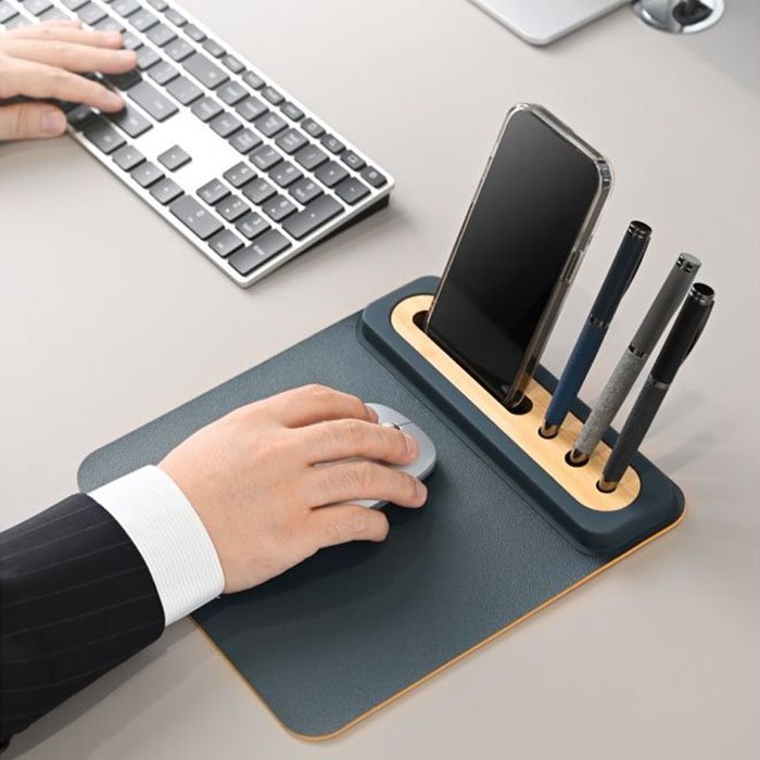 Poddane Recycled foldable mouse pad & organizer (9)