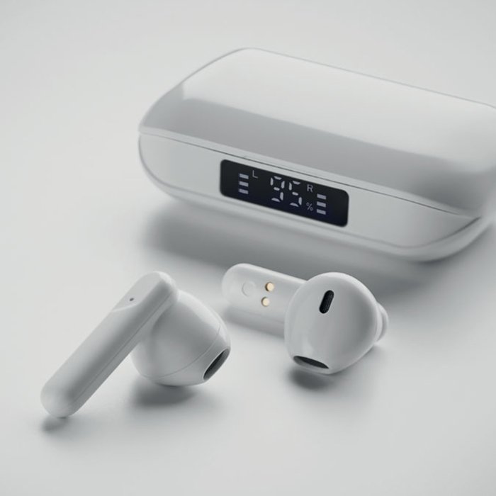 Statz Recycled ABS true wireless stereo earbuds. 5.3 Bluetooth. (6)