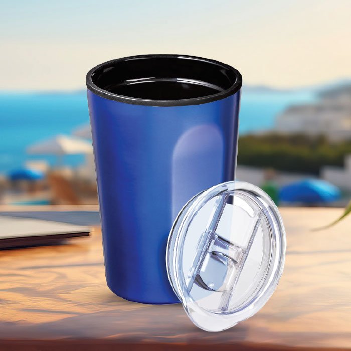 Caneca Double walled insulated stainless steel tumbler. (1)