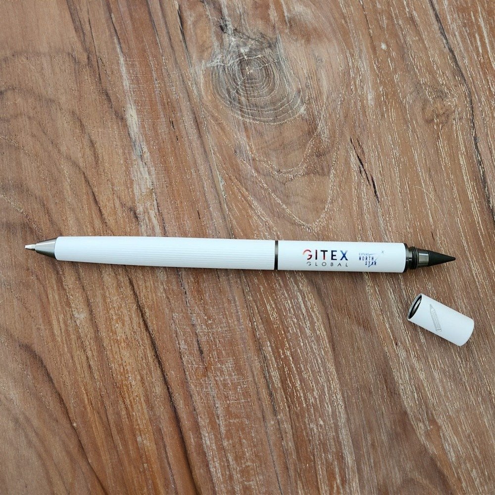 Deux 2-in-1 twist pen and pencil