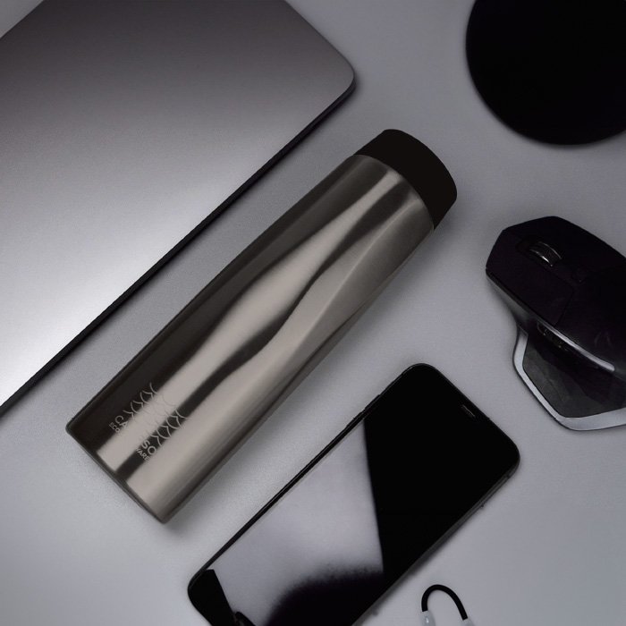 Gheijoy Premium quality. Unique shape steel flask. (5)