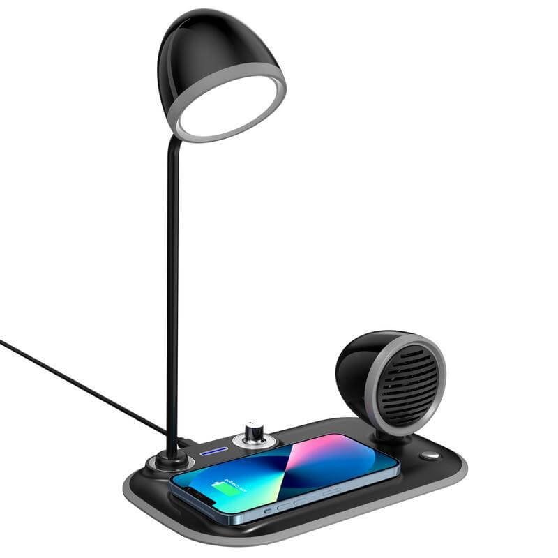 Kuruma 3-in1 Wireless charger with lamp & speaker. (1)