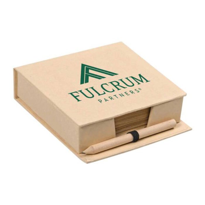 Marucular Recycled pad holder with pencil. (3)