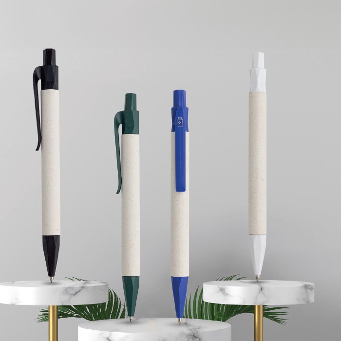 Milch Recycled milk carton paper push pen. (1)